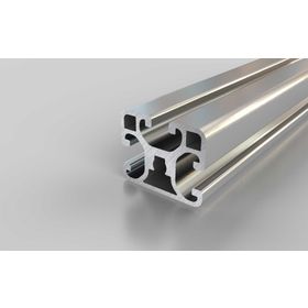 Aluminiumprofil, 40x32 mm, L, Nut 8