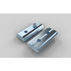 Nutenstein einschwenkbar, mit Gewindestift, M5, Nut 10