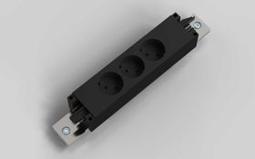 Steckdosenleiste dreifach, GST-kompatible Ausgangsbuchse