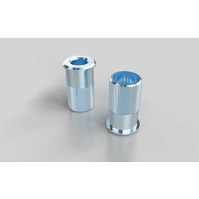 Gewindehülse, silberfarbig