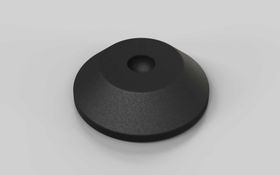 Trapezteller für Gelenkstellfüße, D=80 mm, Kugelkopf-D=15 mm