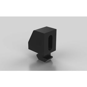 Uniblock mit Vierkantmutter M6, Nut 10