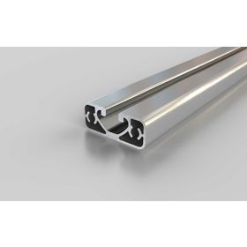 Aluminiumprofil, 16x40 mm, E, Nut 8