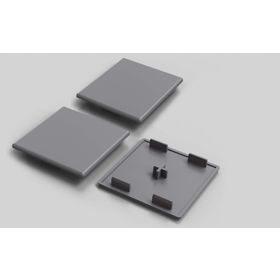 Abdeckkappenset 90 x 180 mm, Nut 10