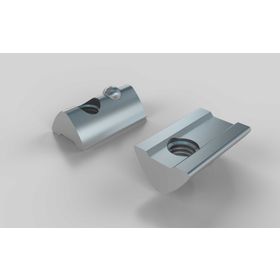 Nutenstein einschwenkbar, mit Federkugel, M6, Nut 6