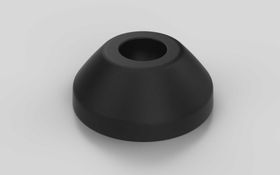 Teller für Gelenkstellfüße, D=45 mm, Kugelkopf-D=15 mm