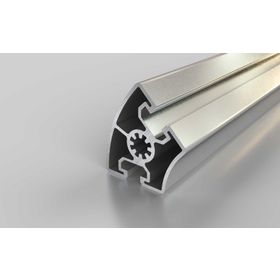 Aluminiumprofil 45 x 45°, Nut 10