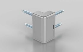 Rahmenverbinder 40 x 20, Nut 8