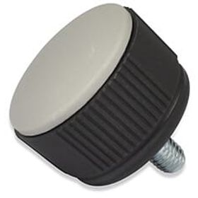 Knurled screws M10x40 / cap silver