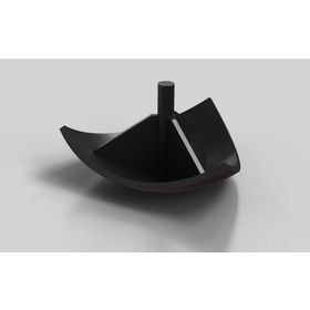 Abdeckkappe Rundform für Eckwinkel 40, Nut 8