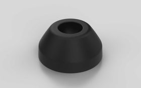 Teller für Gelenkstellfüße, D=40 mm, Kugelkopf-D=15 mm