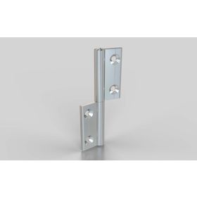 Flügel für innenliegendes Scharnierelement, aushängbar, zur individuellen Zusammenstellung, 20 mm