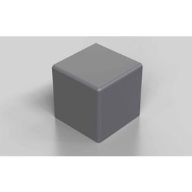 Abdeckkappe Eckform für Eckwinkel 40, ESD, schwarz, Nut 10