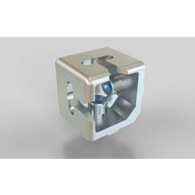 Klemmprofil Verbinder E 40 x 40, Nut 8