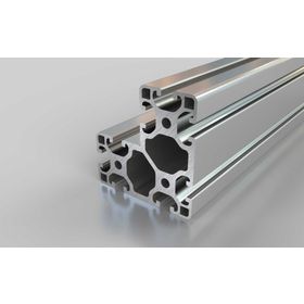 Aluminiumprofil, 40 x 80 x 80 mm, L, Nut 8