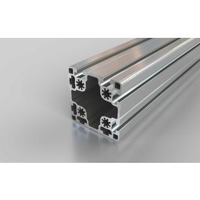Aluminiumprofil, 90 x 90 mm, L, 4NVS, Nut 10