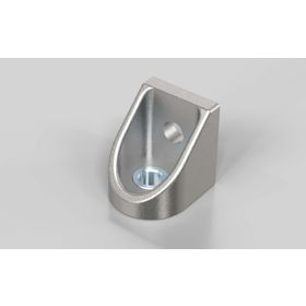 Gelenkwinkel 30, alufarbig lackiert