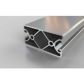 Aluminiumprofil, 80 x 40 mm, E, 4N180, Nut 8