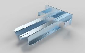 Gabelpaar für den alle KLT-Lifter, Frontbeladung, längs, 600 mm, Hartwall Bodenroller