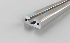 Aluminiumprofil, 16 x 40 mm, Nut 8