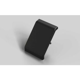 Abdeckkappe für Winkel 43 x 42, schwarz, Nut 10