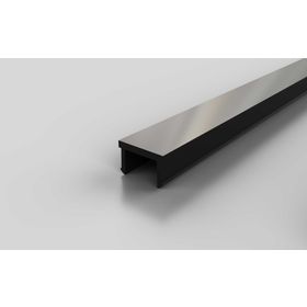 Abdeckprofil ESD, silberfarbig, Nut 10