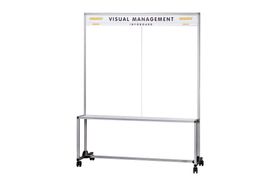 Visual Board - Info-/Planungssystem; Standboard 1000, Whiteboard