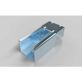 Schienenhalter mit Stop für Aluminium Rollenprofil