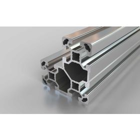 Aluminiumprofil, 40 x 80 x 80 mm, L, Nut 10