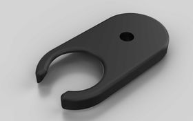 Bodenbefestigung für Trapezteller, 80 mm