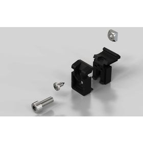 Variofix-Block mit Vierkantmutter M6, D28L, D28L Nut 10