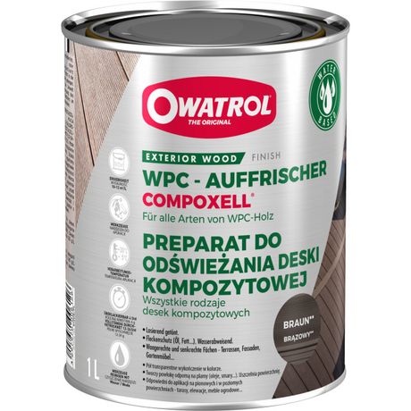Innoskins Owatrol Compoxell WPC-Farbauffrischer braun 2,5l