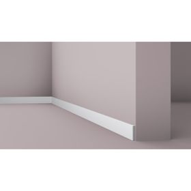 NMC Wallstyl Sockelleiste FL10 weiß 50x8x2000mm