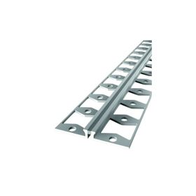 Dehnungsfugenprofil F-48-3-20 Alu silber, Silikonfarbe grau 2,5m