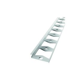 Doppel-K-Profil F-21-3-20 G Edelstahl poliert (GE) 2,5m