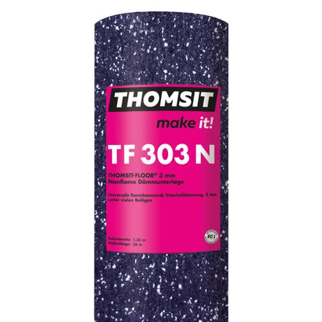 Thomsit-Floor TF 303 N Nonflame Dämmunterlage 3mm 1,25x36m