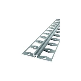 Dehnungsfugenprofil F-48-3-10 Alu silber, Silikonfarbe schwarz 2,5m