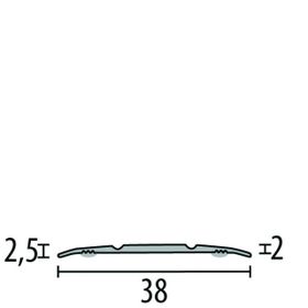 Übergangsprofil Ü-38-2-40 SK Alu bronze 1m