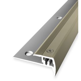 Küberit 2- teiliges Treppenkantenprofil T-40-21 Alu silber 2,7m