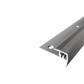 Küberit 2- teiliges Treppenkantenprofil T-40-21 Alu silber 1m