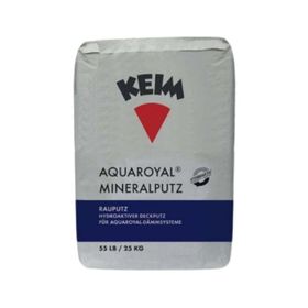 Keim AquaRoyal-Mineralputz Rille 2mm naturweiß 25kg