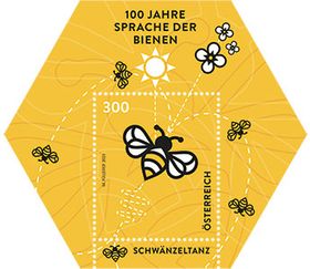 100 Jahre „Die Sprache der Bienen“ 3,00 Blockmarke