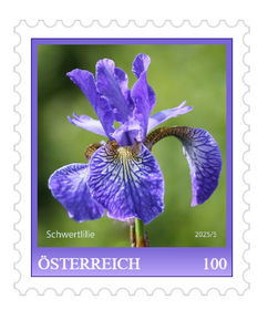 Serie Blumen &quot;Schwertlilie&quot; Briefmarken Edition 1
