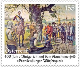 &quot;400 years of the Frankenburg Dice Game &quot; 1,55 Special Stamp