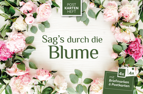 “Say it with flowers“ Postcard booklet