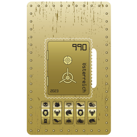 Crypto stamp 5.0 'Safe Flasche'