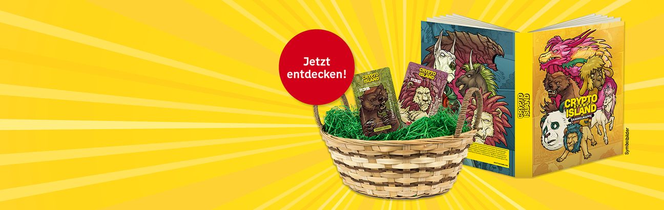 Crypto stamp Comic Charaktere Ostern