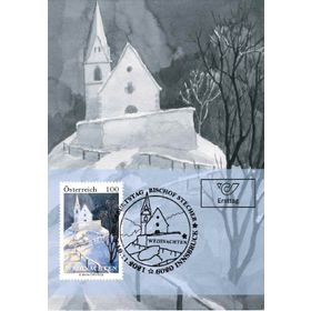 "Weihnachten - 100. Geburtstag Bischof Stecher" Maximumkarte