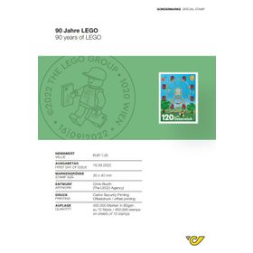 &quot;90 years of LEGO&quot; Explanatory Sheet