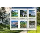 624010_Wanderlust_MB_fW_shop Briefmarken Österreich 2023, Nominale 0,95€: Tappenkarsee, Jungfernsprung, Kapelle Ackeralm, Dachsteingebirge, Almrausch, Erzherzog-Johann-Klause.